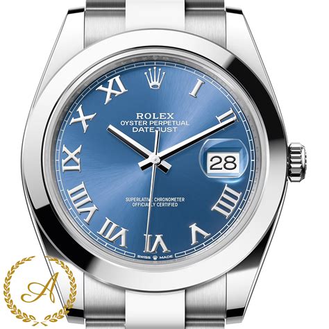 rolex datejust quadrante azzurro|rolex datejust 126300.